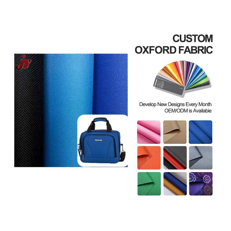 Factory Manufacture Textiles Bag Use Material 100% Polyester 600D Waterproof Oxford Fabric