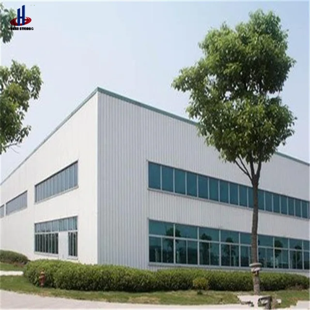 Quick build prefab Metal Industrial Building Steel Frame Factory Hangar Workshop Steel Structure