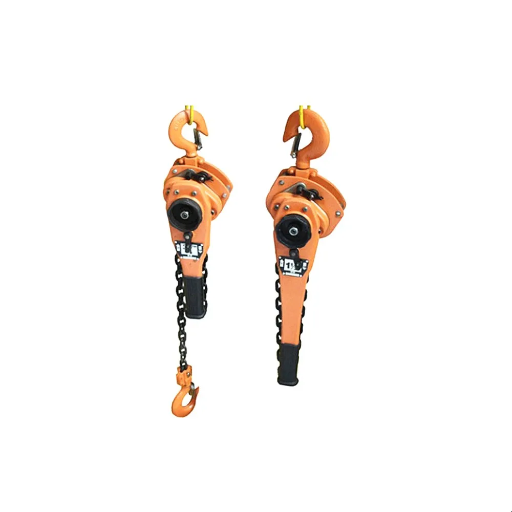Heavy Duty Come Along 1.5T Can Hand Lever Hoist 3 Meters Chain Orange