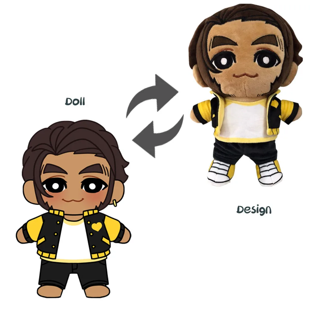 Индивидуальные анимационные куклы ручной работы с вышитыми глазами и ртом дублирующие изменения в существующие Loveliness