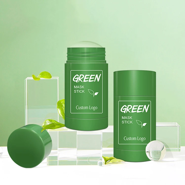 The pore clean green tea facial mask product pure tea tree clay face masks
