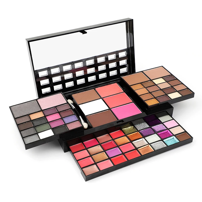 RTS Professional 74 Full Color Makeup Set Custom Eyeshadow Blush Concealer Contour Lipgloss Make Up Palette