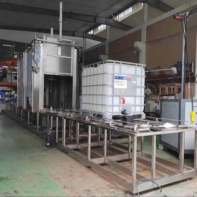 Automatic IBC tote and tanks cleaning system, high pressure cleaner