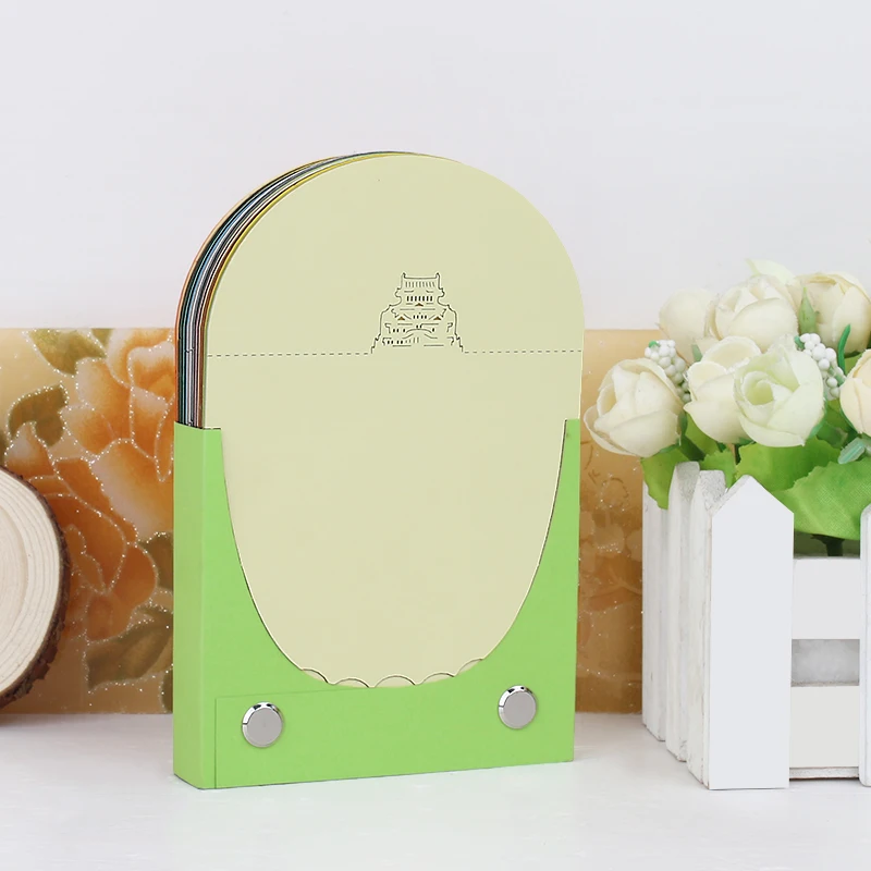 2020 Wholesale  Japanese Style Creative Vintage Promotion OEM New Design Paper Laser Unique Sticky Note Cute Tabs Pads