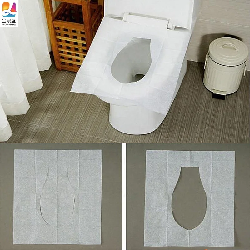 Travel Portable Flushable Biodegradable Water Soluble Disposable Toilet Seat Cover Paper Manufacturer