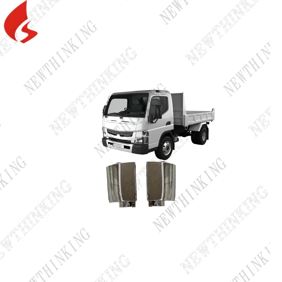 DanYang Factory Japan Chrome Corner Lamp Cover Truck Body Spare Parts For Mitsubishi Fuso Canter 2010