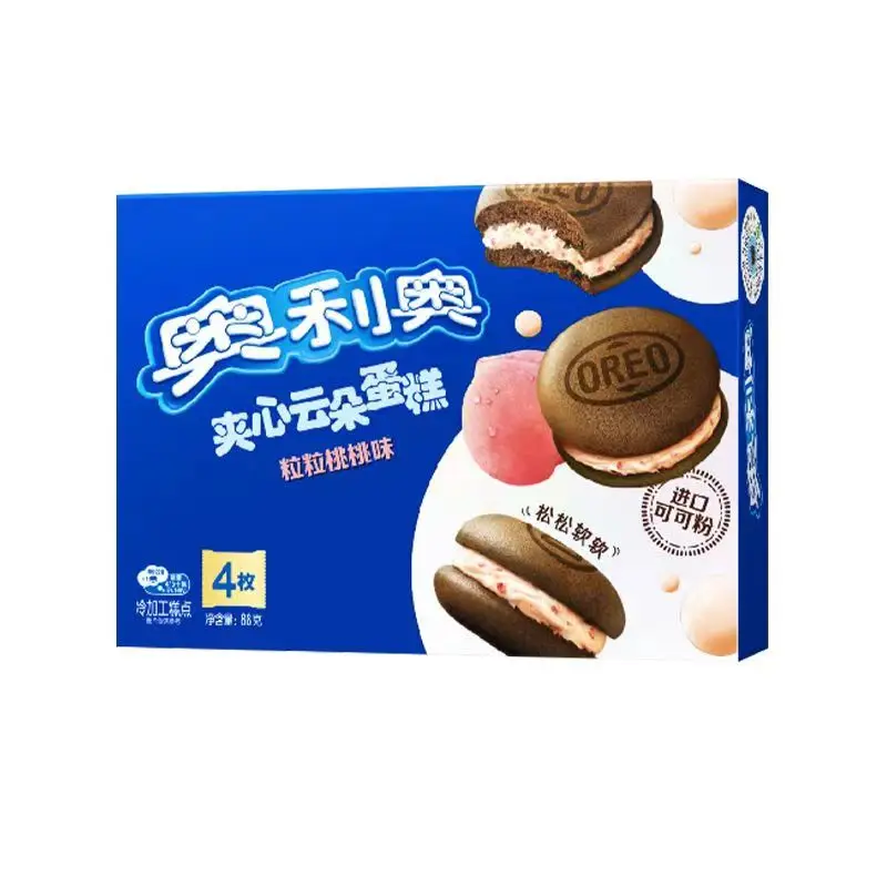 Wholesale New Oreo Cloud Cake  88g Sweet Fruity Flavors  Peach/Strawberry/Vanilla Variety  Exotic Snacks Packaging