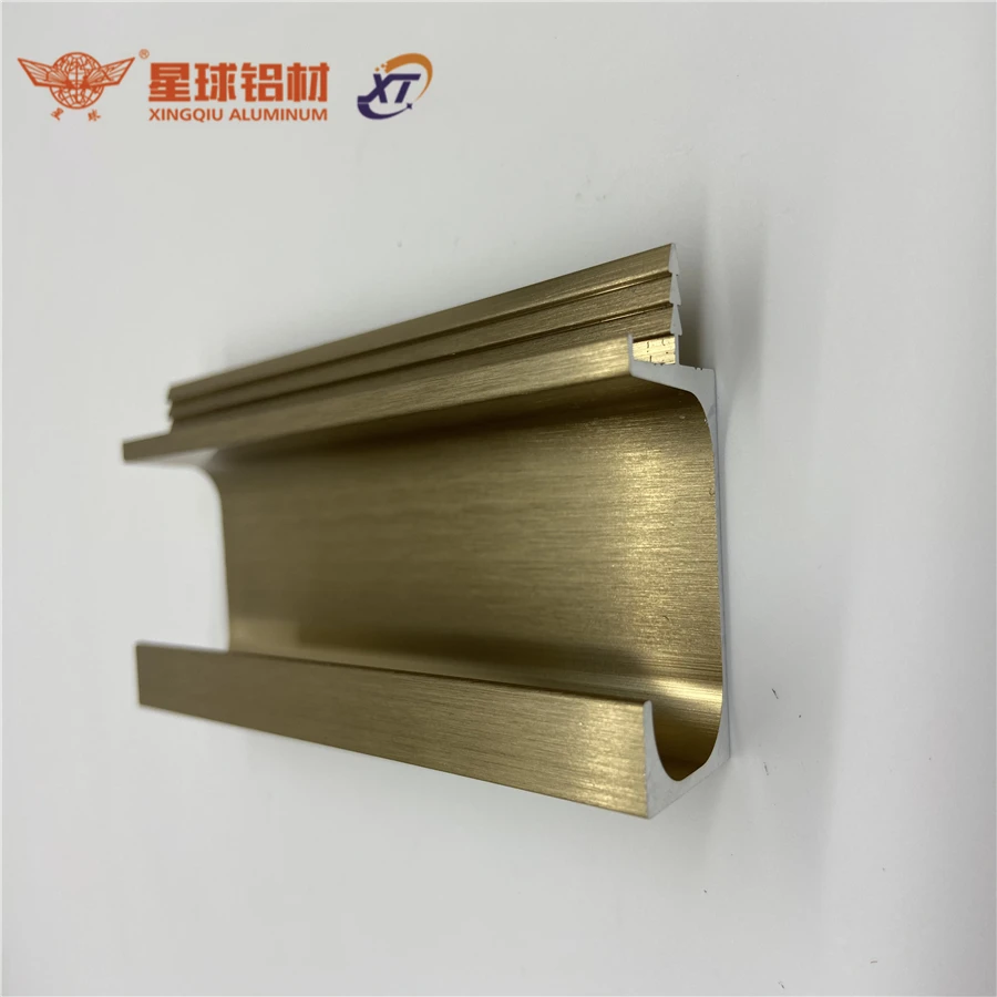 Manufacture custom finished aluminum kitchen cabinet g shape profile handle for gola profile