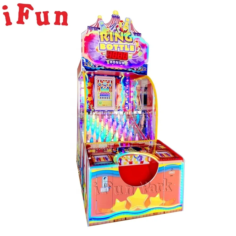 Kids redemption tickets game Coin Operated Game lottery for Game Zone Ring Bottle
