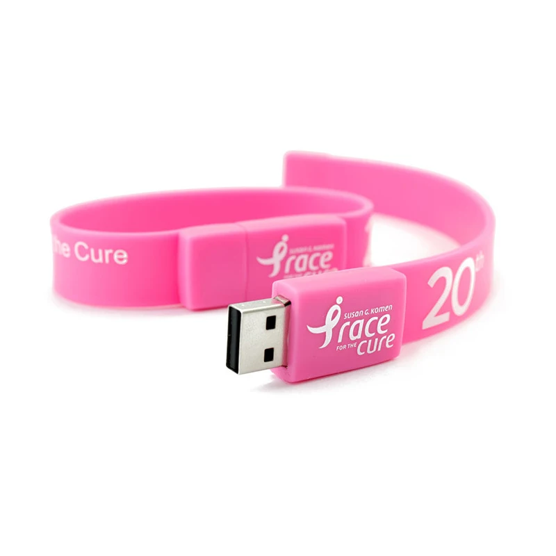 Promotion bracelet usb flash drive Cle Usb Silicone Pendrive 128gb 32gb 64gb Wristband usb 3.0 2.0memory sticks