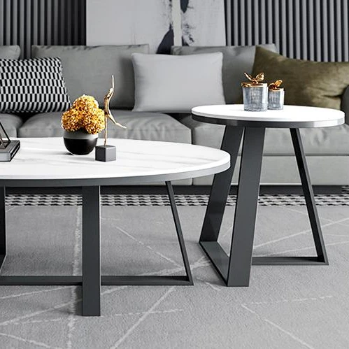 Sintered stone countertop living room coffee table in various sizes