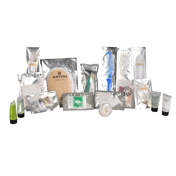 2024 new product customizable logo toiletry amenities set for hotel bathroom