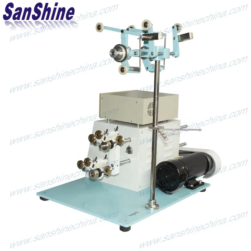 Two spindles digital precision automatic high torsion thick wire reactor coil winding machine(SS852)
