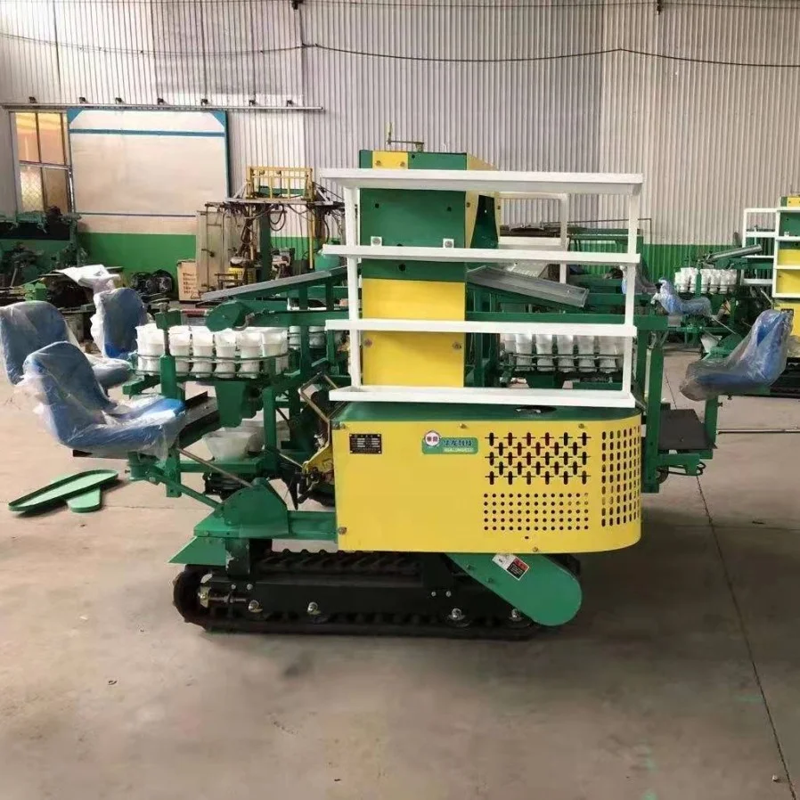 2ZBZ-1A self-propelled beet seedlings transplanting machine vegetable seed planter fully automatic crop transplanter wholesale