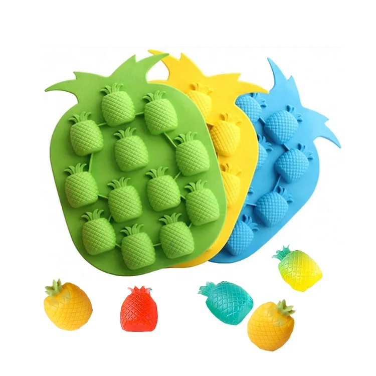 Custom Fruits Shape Gummy Jelly Moldes De Silicona Para Fondant Silicone Molds For Chocolate And Candy Set