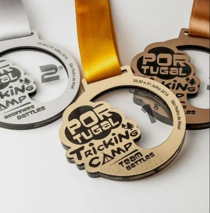 eco friendly souvenir gifts design custom logo engraved cheap sports wooden medals