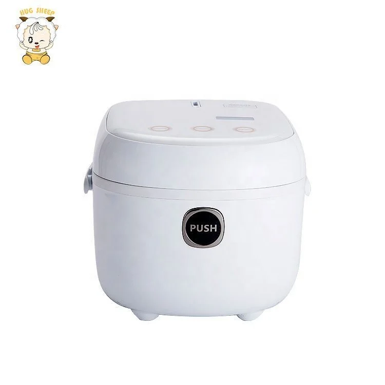 New Multi Functional Rice Cooker 2L Mini Non Stick Pot Electric Plastic OEM Square Plastic Kitchenware Free Spare Parts 1000 220
