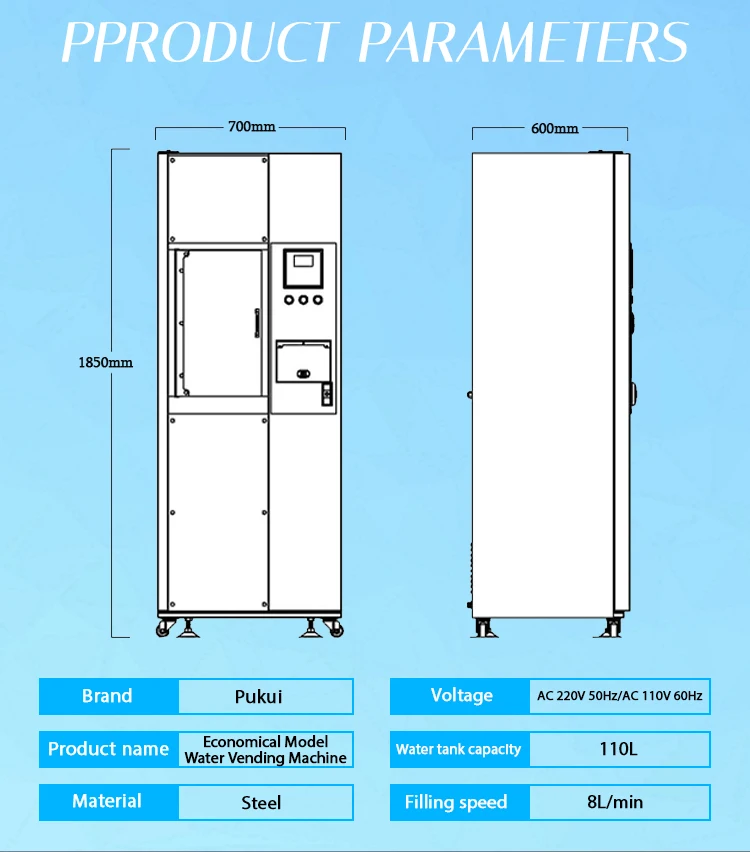 Water Vending Station & Water Vendor White Black (OEM) CN;GUA Pukui