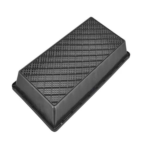 FCZ540B Прямоугольный плоский пластиковый лоток для рассады усиленный 540x270x60 мм Лоток сельского хозяйства семян