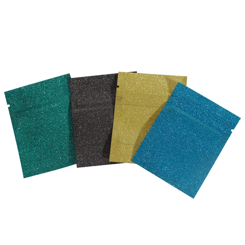 Color Aluminum Foil Facial Mask Composite Ziplock BagS Snack Candy Packaging BagS Jewelry Jewelry Aluminum Film Small Bag
