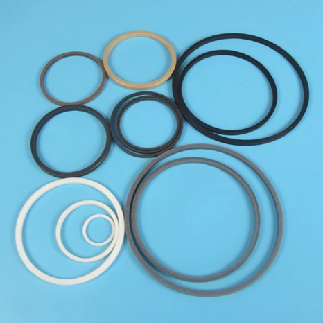 carbon fiber filled PTFE plastic shim gasketsring  seal ring   /PTFE spacer /Cylinder ring