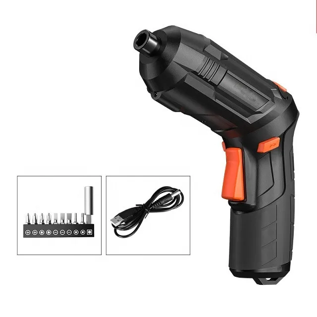 Household 3.6V USB Charging Foldable Cordless Electric Screwdriver