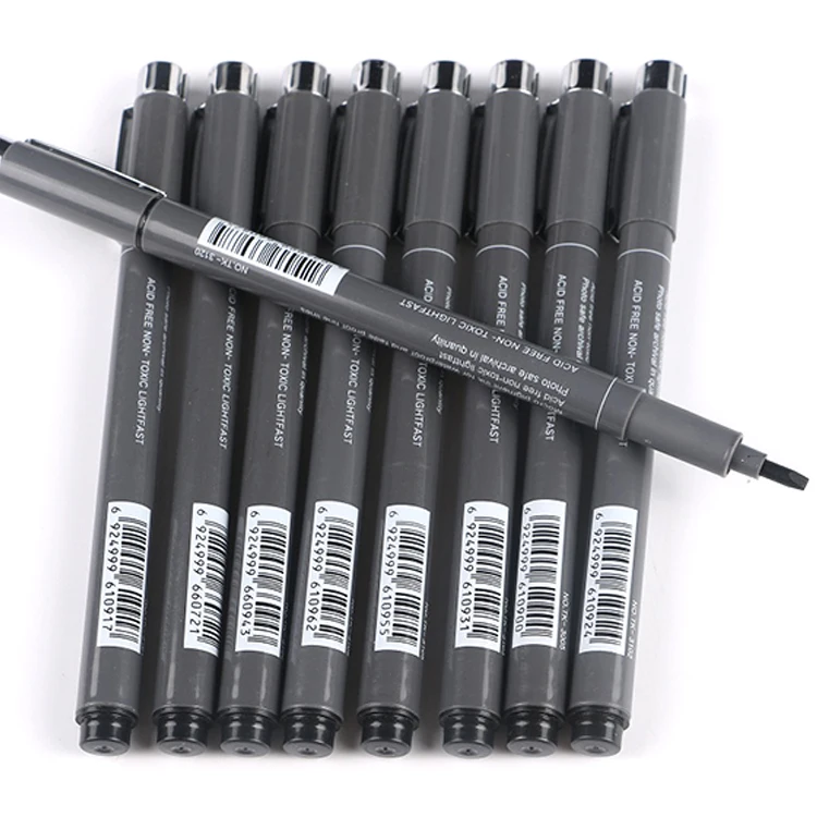 New Type Professional Markers Pigment Liner Pen School Marker For Artist Illustrating Drawing