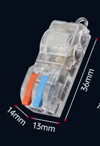Electrical Wire Connector Stripping-free Brancher Quick Cable Wiring Terminal Block Non Destructive Without Breaking Cable