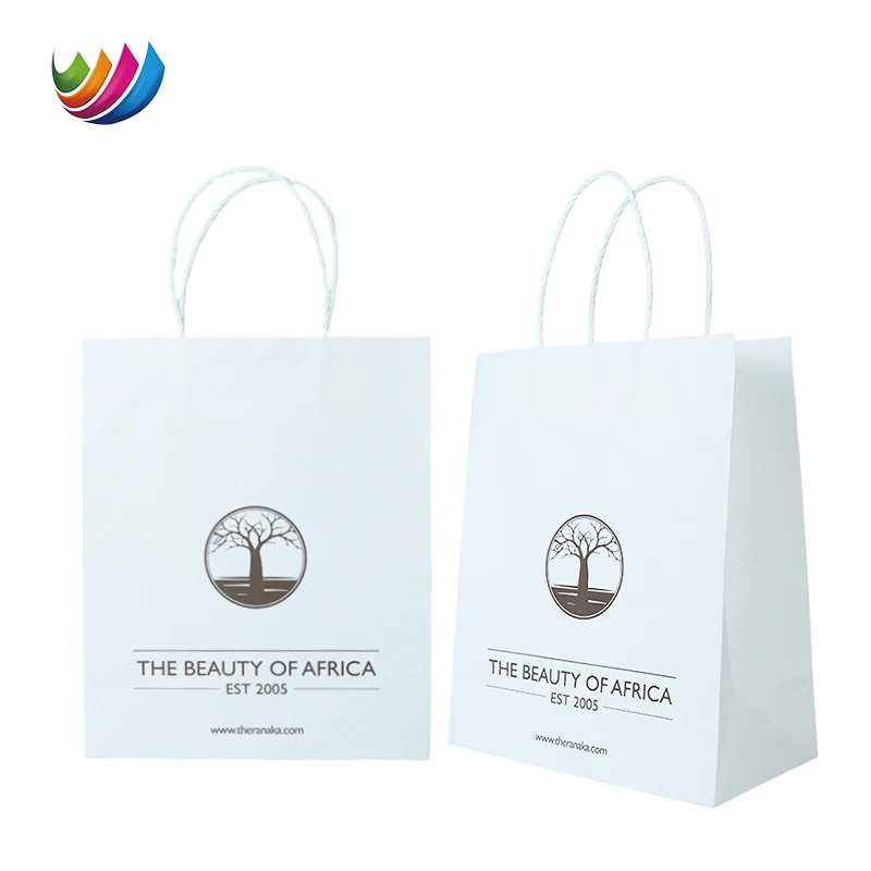 Wholesale Custom Stand up Pouch Large Luxury Shopping Kraft Paper Gift Bags Clothes Shoes Packaging Handbag With Your Own Logo
