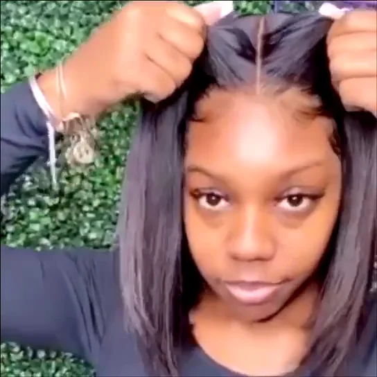 Новая мода, оптовая продажа, бразильский парик Боб, короткие волосы, короткий парик Боб, кружевной передний парик Боб, человеческие волосы, черные женские