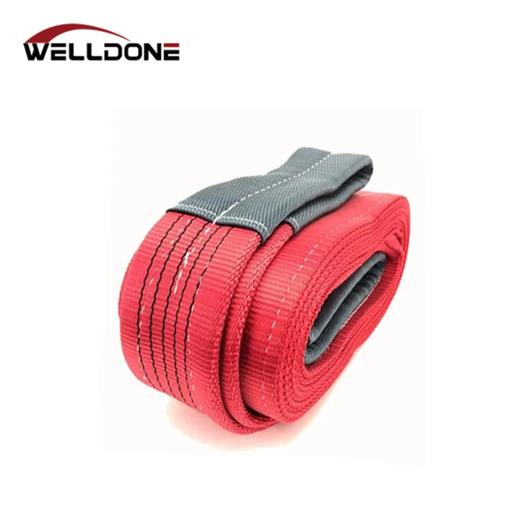 SF 8:1 Australian Standard 1T/2T/3T/4T/5T/6T/8T/10T/12T Polyester Flat Eye Lifting Belt Webbing Sling AS1353.1