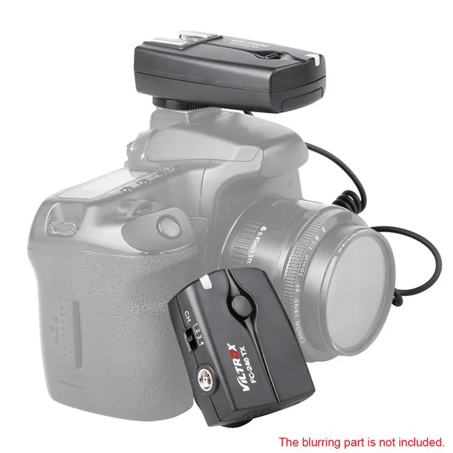 VILTROX FC-240C 2 4 ГГц беспроводной радиосинхронизатор для вспышки камеры Canon 5D2 5D3 7D 70D 700D 650D 30D 600EXII 580EXII 580EX 430EXII 430EX