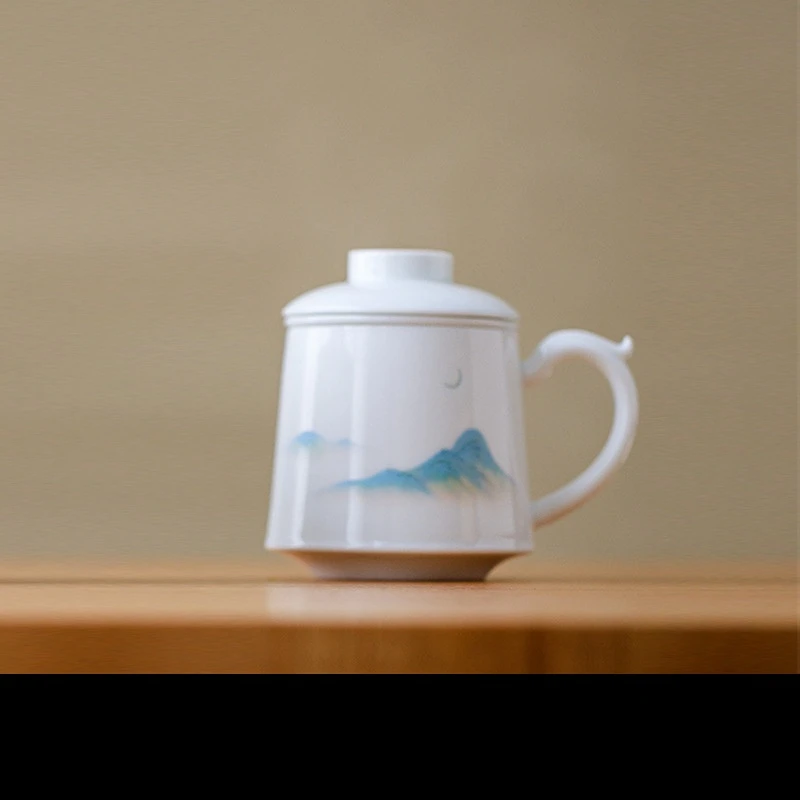 Factory Wholesale Customize Fine China Simple Home Teacup Single Cup Kung Fu Tea Set Ceramic Tea Set With Handle Camping Teapot