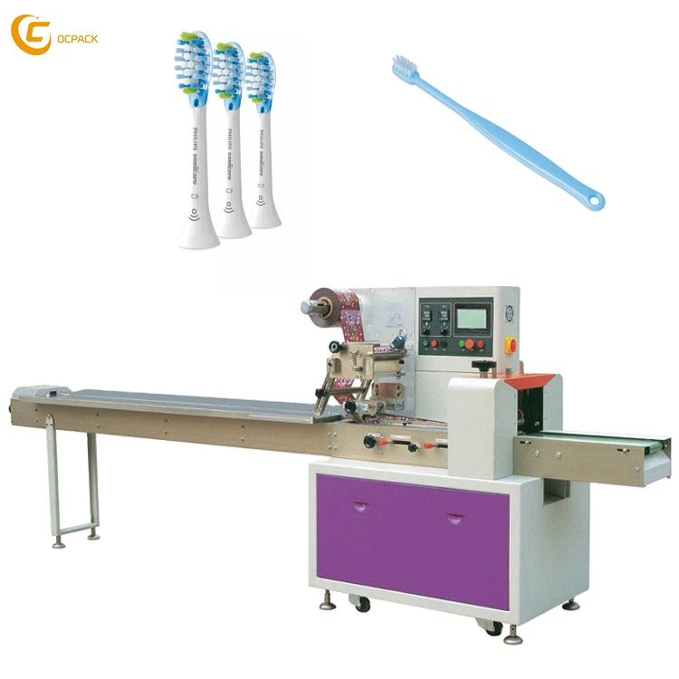 ROHS Automatically Machine Baguettes Cupcake Tortilla Package Soap Pack Toothbrush Packing machine