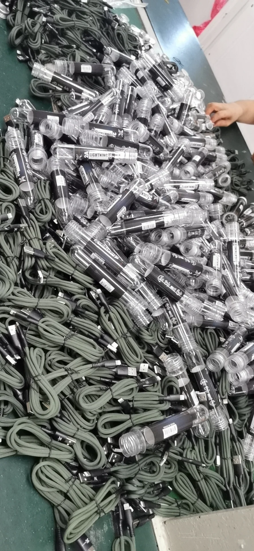 Лидер продаж на Amazon USB-кабель в нейлоновой оплетке 2 А 3 фута адаптер Type-C кабели Micro Usb для быстрой зарядки и передачи данных с дисплеем OEM