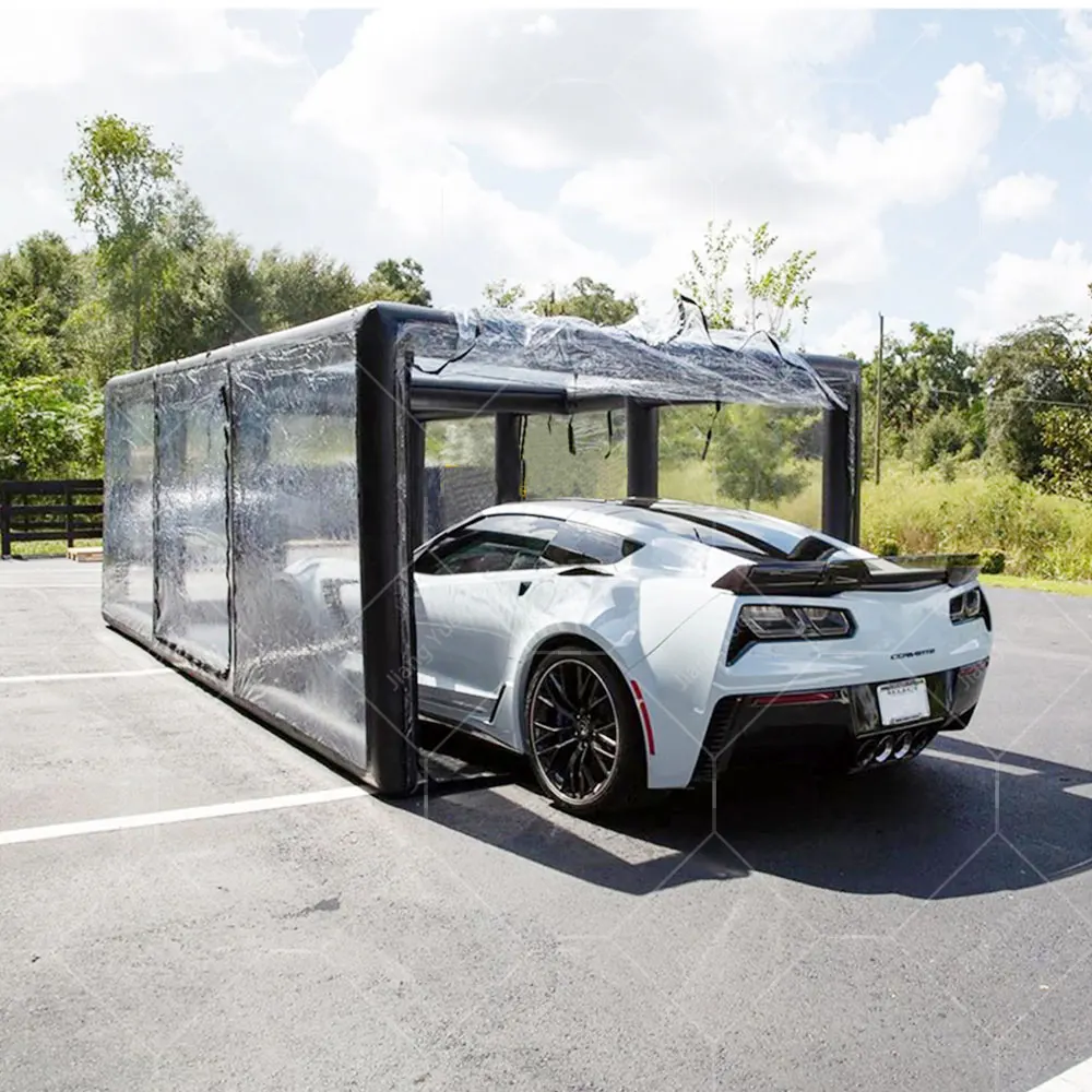 Air Tight PVC Inflatable Garage Tent Portable Inflatable Car Cover Spray Paint Tent For Sale