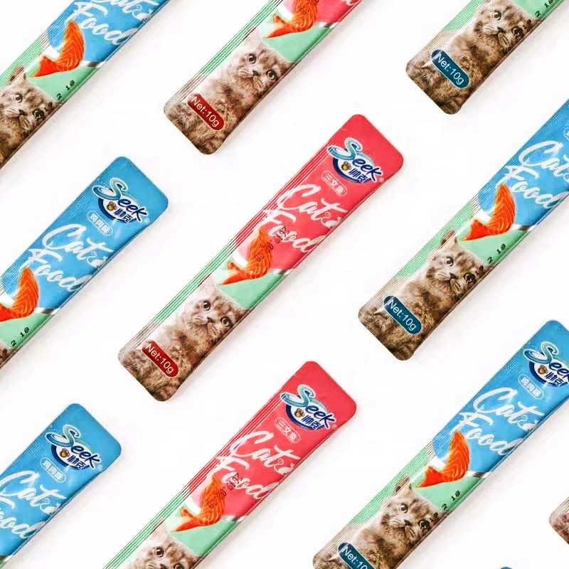 Pet Cat Creamy Snack Pouch Food Delicious Liquid Cat Licking Treats