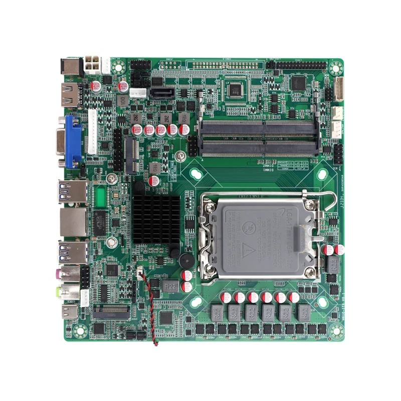 Intel H610 Dual Channel So-Dimm Ddr4 1*Rs232 Optional W/Intel LGA1700 Socket X86 ITX Desktop Motherboard