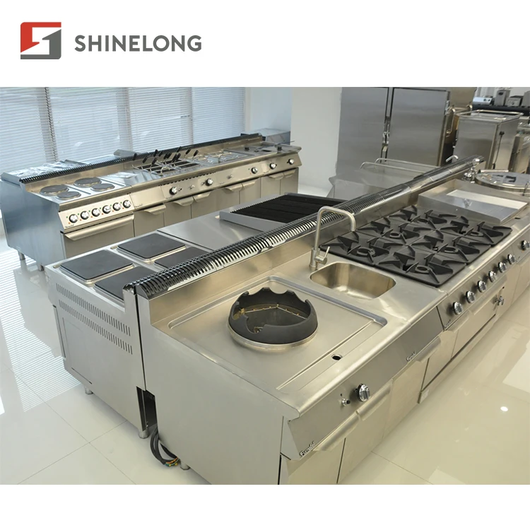Restaurant & Hotel Supplies Kitchen Machinery Equipment Stainless Steel Kitchen Equipment