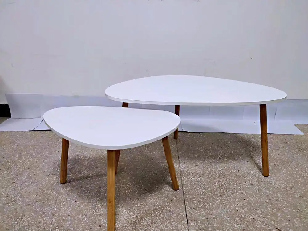  New Design Modern Style MDF Wood Hotel Coffee Tables For Living