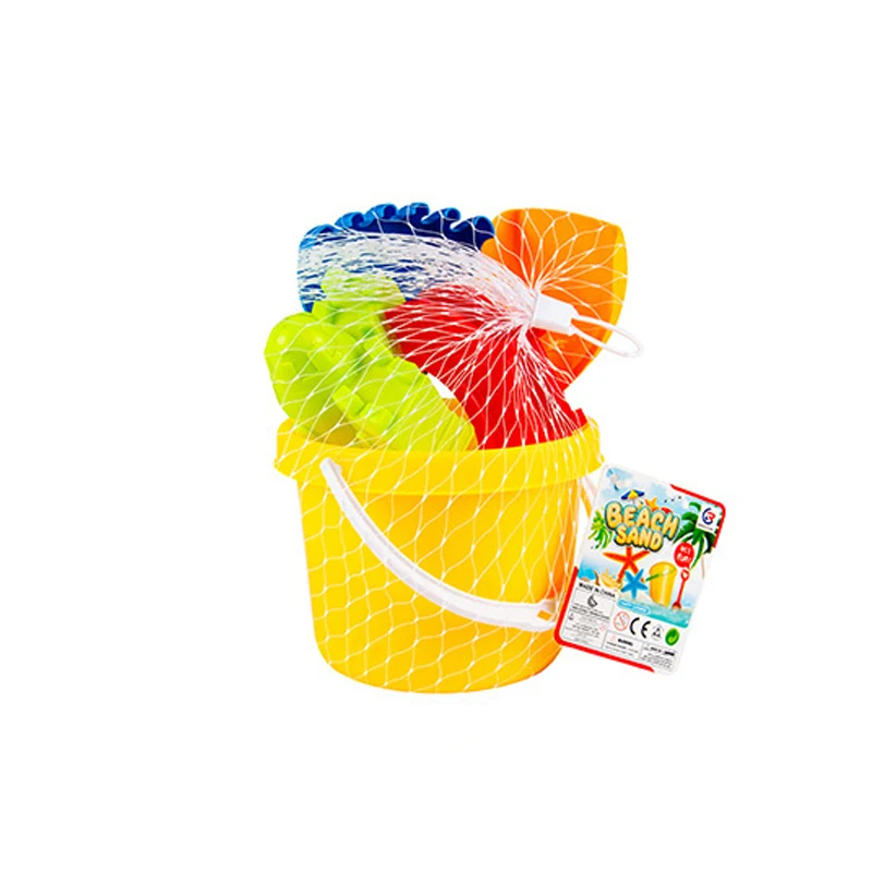 GCC Sandbox Bucket summer toys for kids beach toys multi color outdoor sand castle shovel set