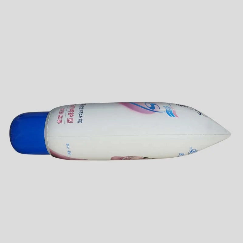 folded  PVC blue and white shape Floating Raft Water Toy Island  with good price for adult