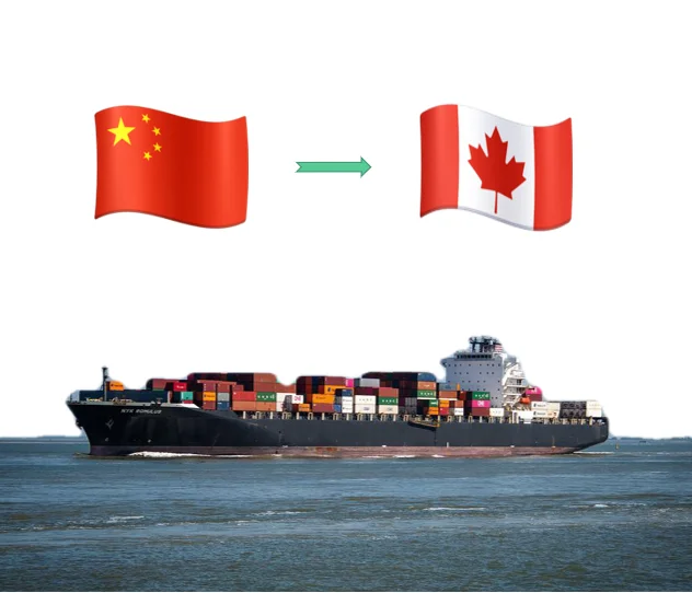 Cheap LCL DDP Sea Freight Agent to Canada FBA with One Stop Service Customs Brokerage&Clearance Service by UPS/FedEx Delivery