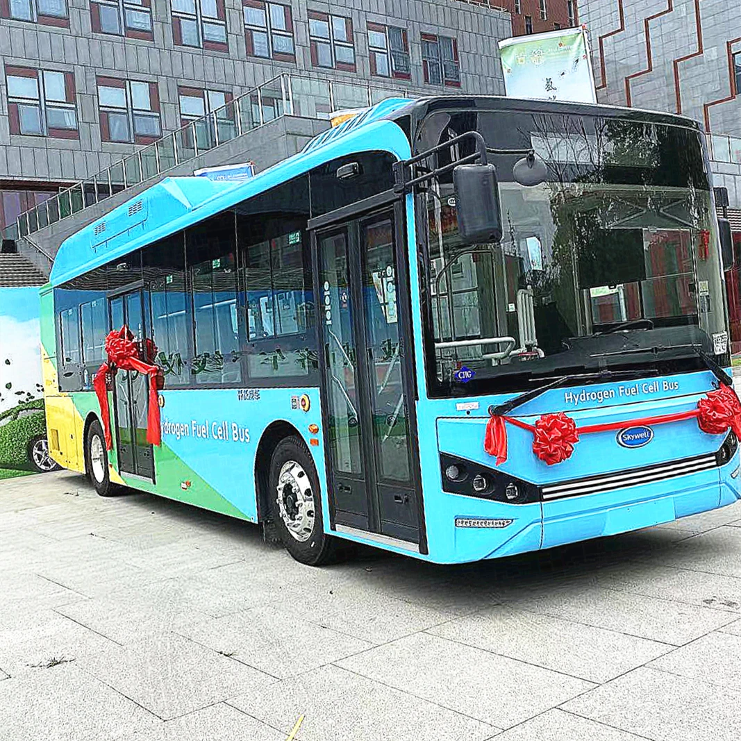 SUNLAITE OEM 10.5 meter hydrogen fuel cell city bus  new energy battery stack fuel cell entire vehicle system