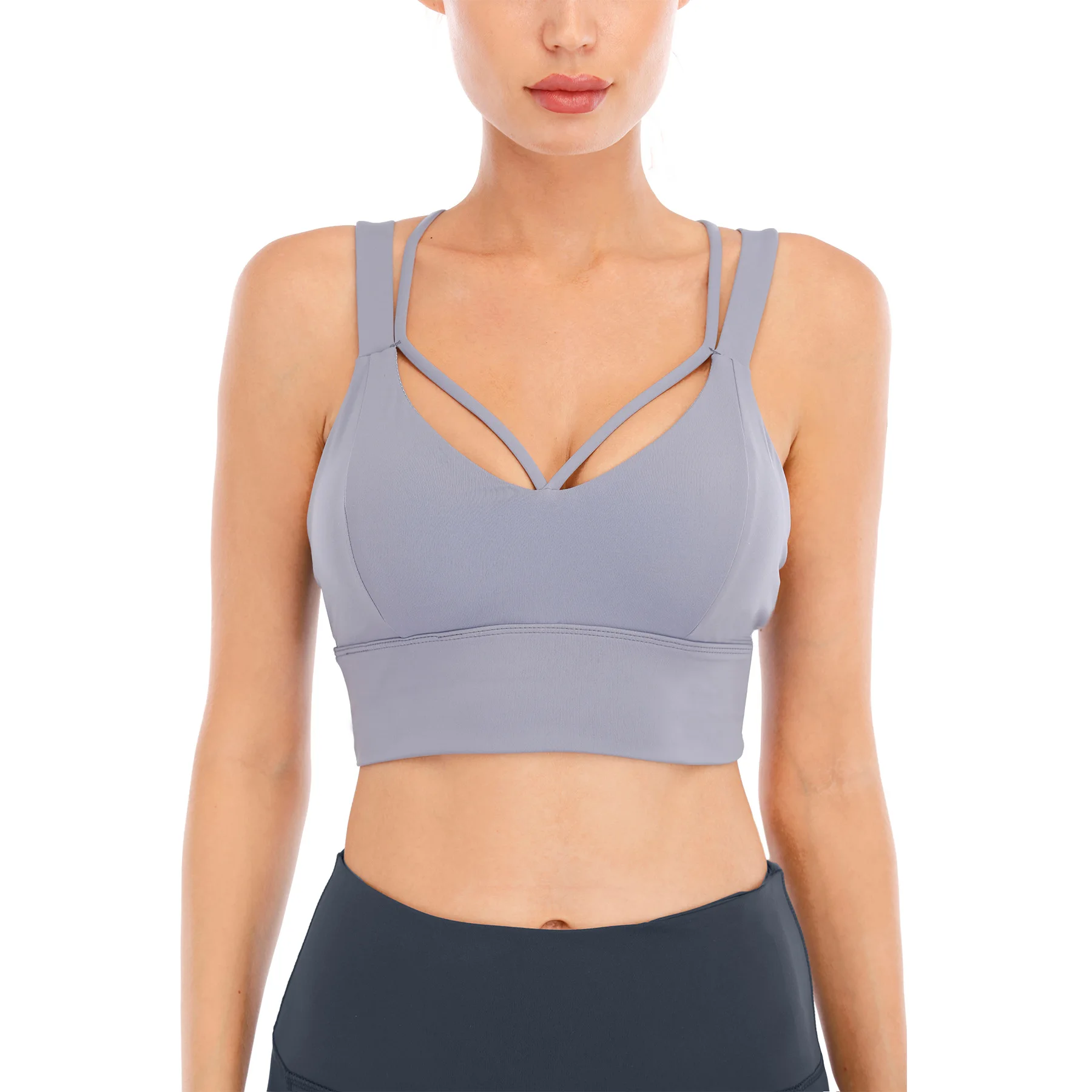bralets sostenes de dama soutien-gorg wholesale seamless yoga sport  bra cup top fitness sexy sexi gril  womens sports bra set