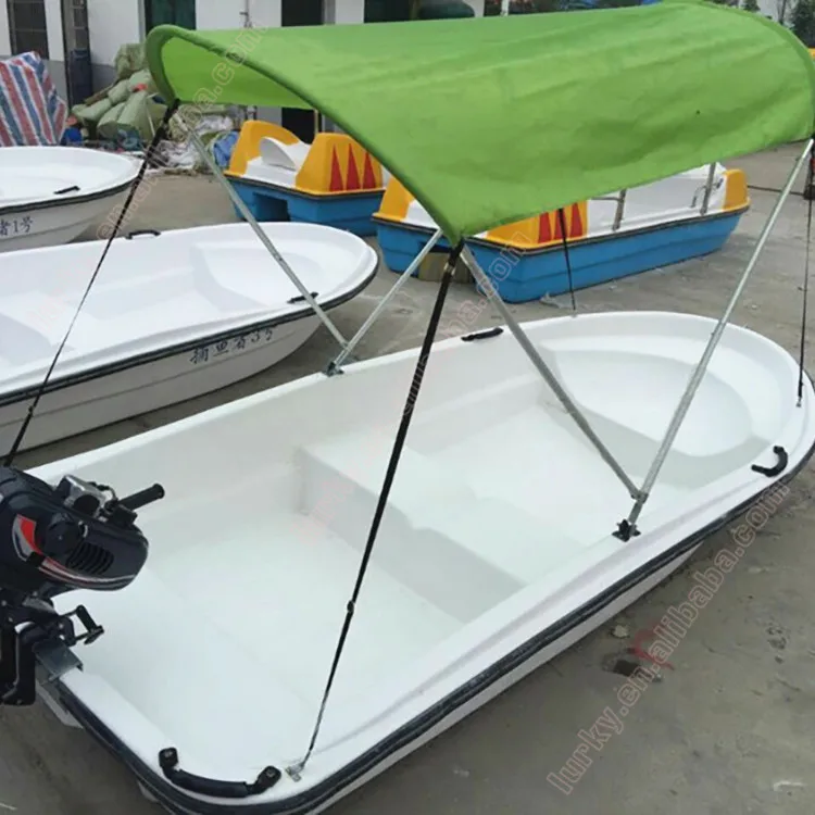 The newest rowing motor boat fishing boat with beautiful roof for sale