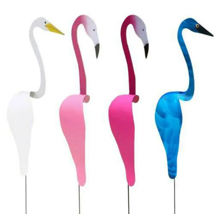 
Cyclone bird terrace courtyard garden decoration bird statue wind sculpture and spinner outdoor rotating art 