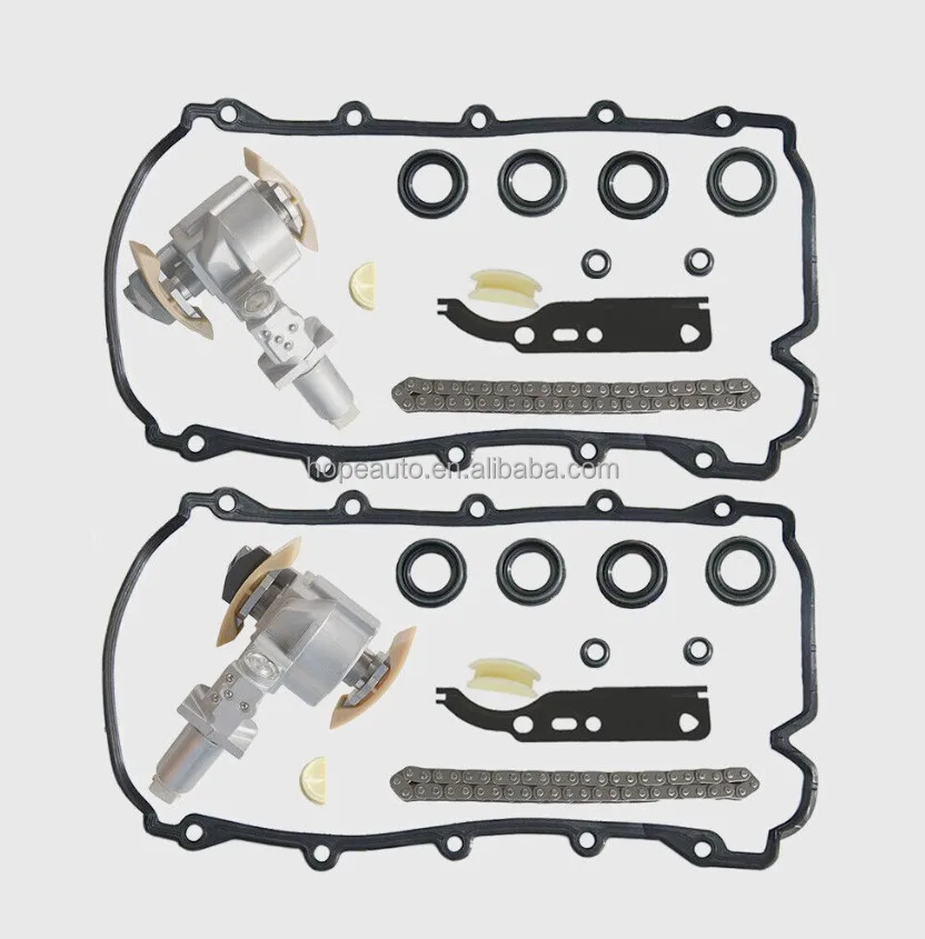 077109087P Left Engine Chain Tensioners Gasket Kit For VW Touareg Audi A6 A8 Quattro 4.2 V8