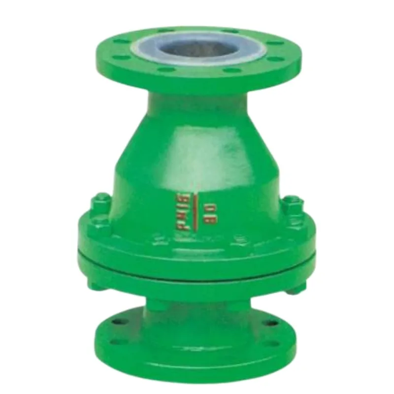 HGZK Swing type fluorine lined check valve H44F46 flange corrosion resistant acid and alkali resistant lining PTFE