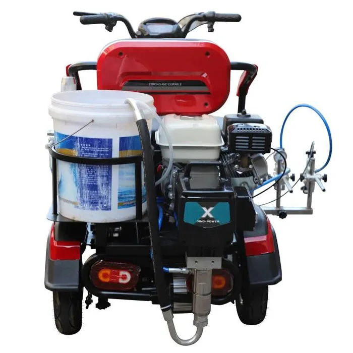 DP-6335LSP Ride-on Airless Line Striper Gas Roadline Paint machine